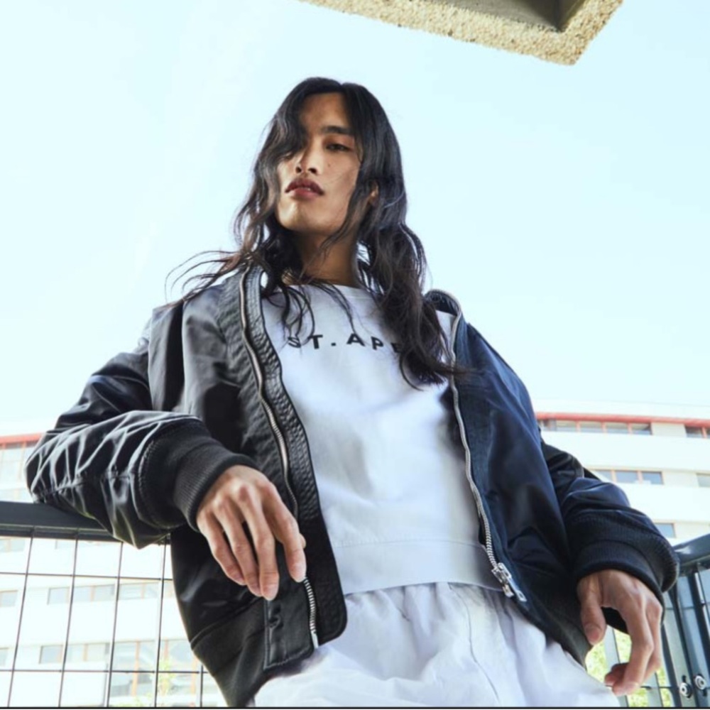 Banana Republic Dark Bomber Jacket